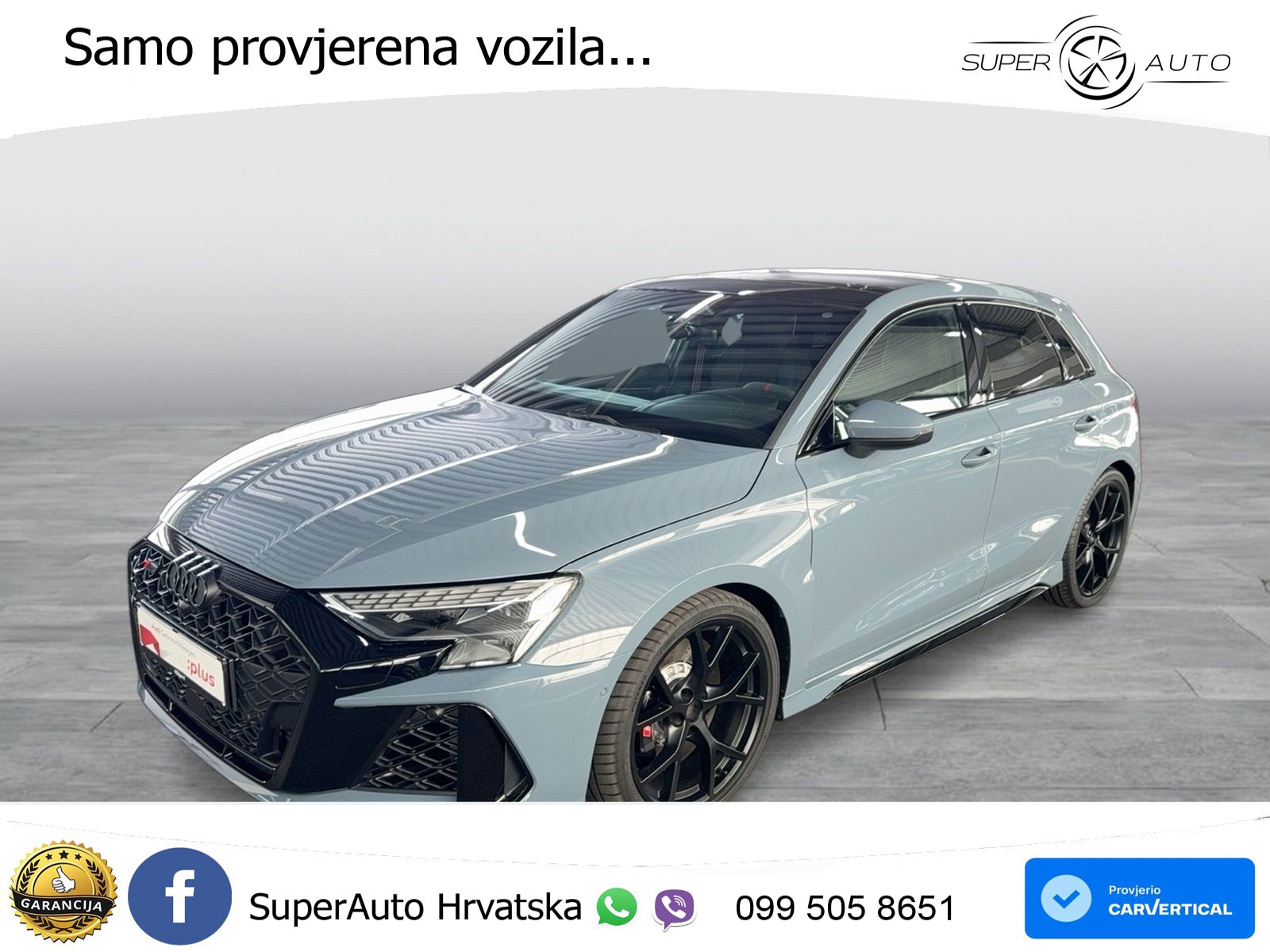Audi RS3 Sportback 2.5 TFSI (400 KS) quattro S tronic LED+GR SJED+ACC