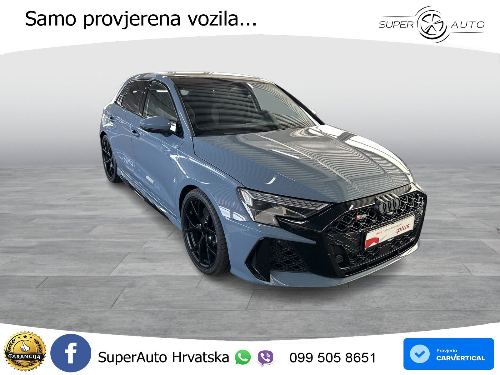 Audi RS3 Sportback 2.5 TFSI (400 KS) quattro S tronic LED+GR SJED+ACC