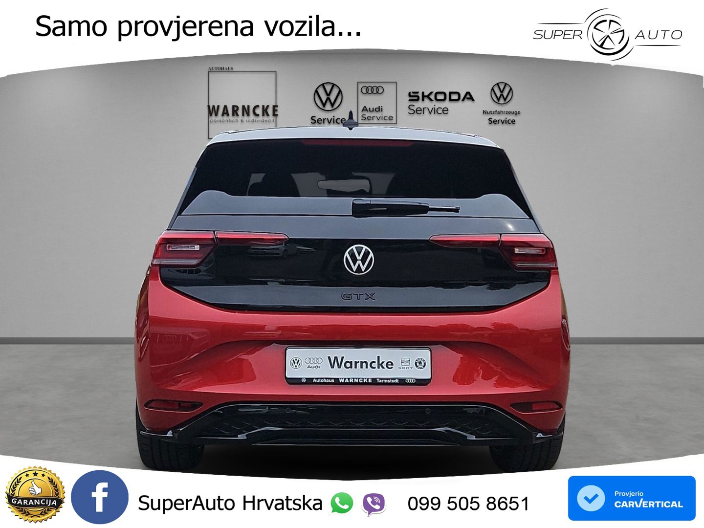 Volkswagen ID.3 GTX Performance 84 kWh (326 KS) LED+GR SJED+ACC