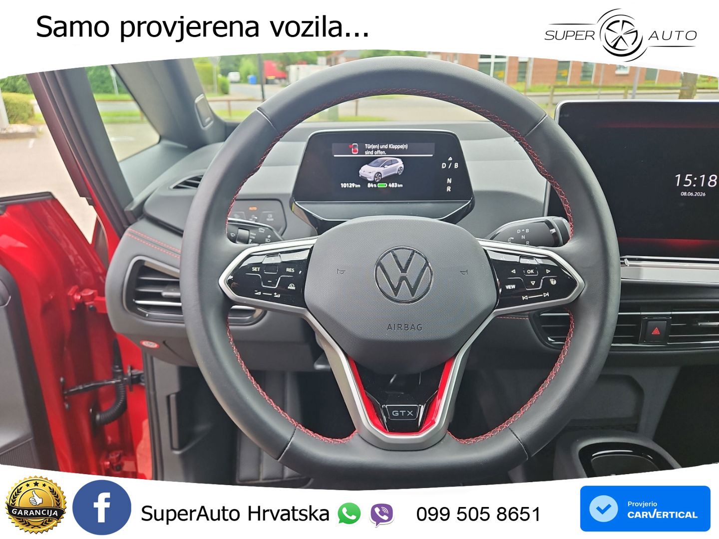 Volkswagen ID.3 GTX Performance 84 kWh (326 KS) LED+GR SJED+ACC