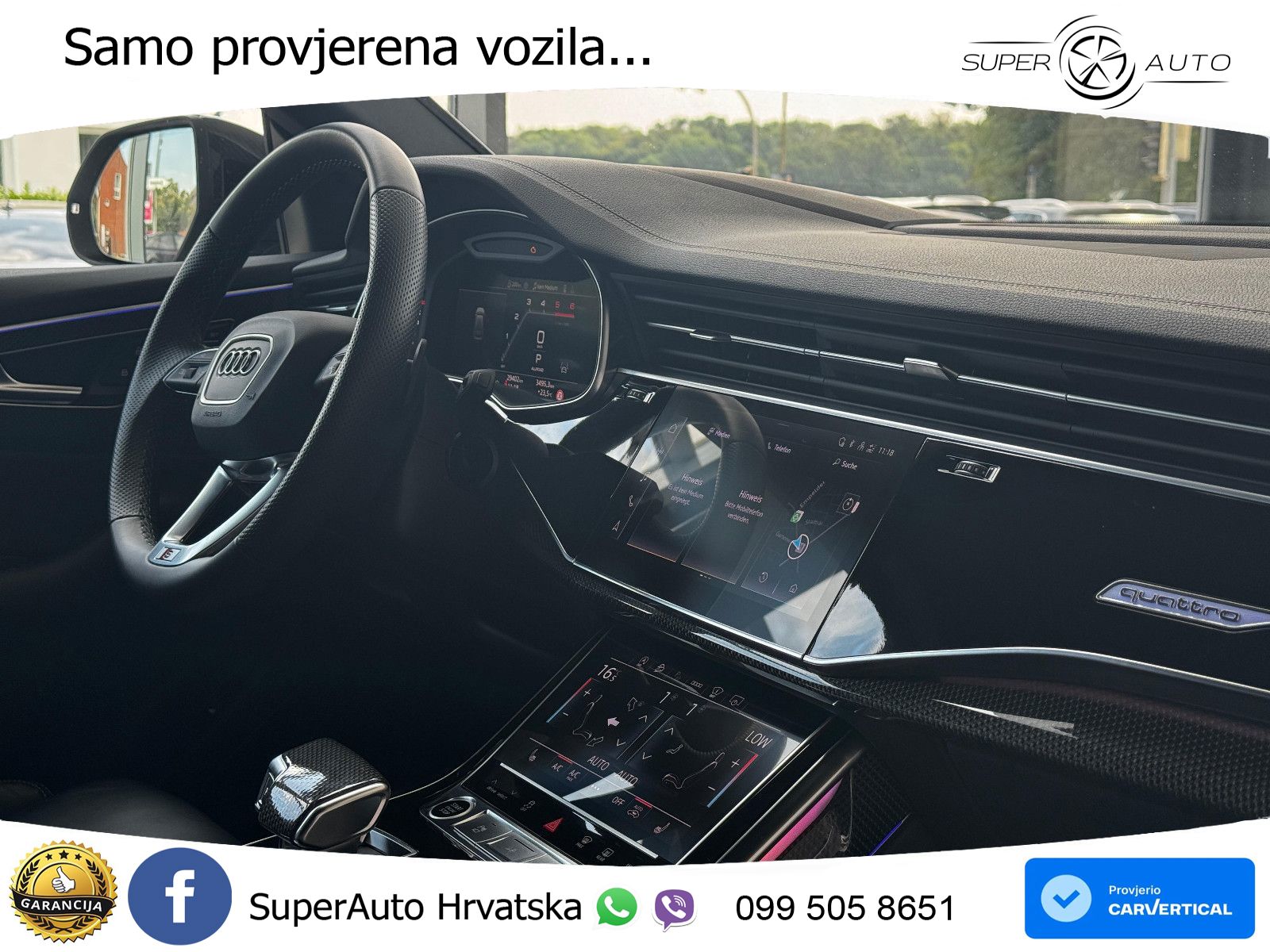 Audi Q8 50 TDI V6 (286 KS) quattro Tiptronic S line LED+GR SJED+ACC