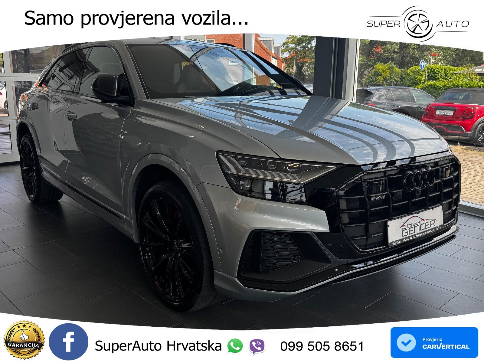 Audi Q8 50 TDI V6 (286 KS) quattro Tiptronic S line LED+GR SJED+ACC