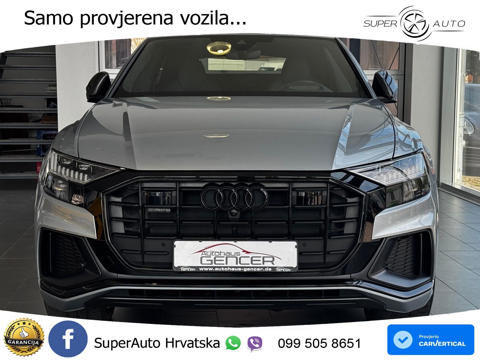 Audi Q8 50 TDI V6 (286 KS) quattro Tiptronic S line LED+GR SJED+ACC