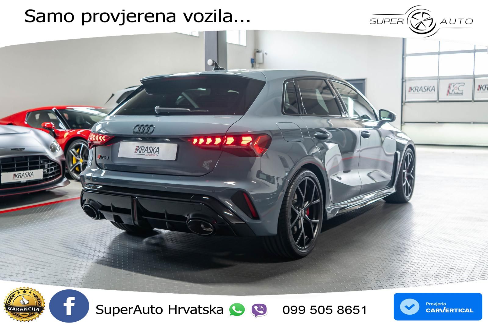 Audi RS3 Sedan 2.5 TFSI (400 KS) quattro S tronic LED+GR SJED+ACC