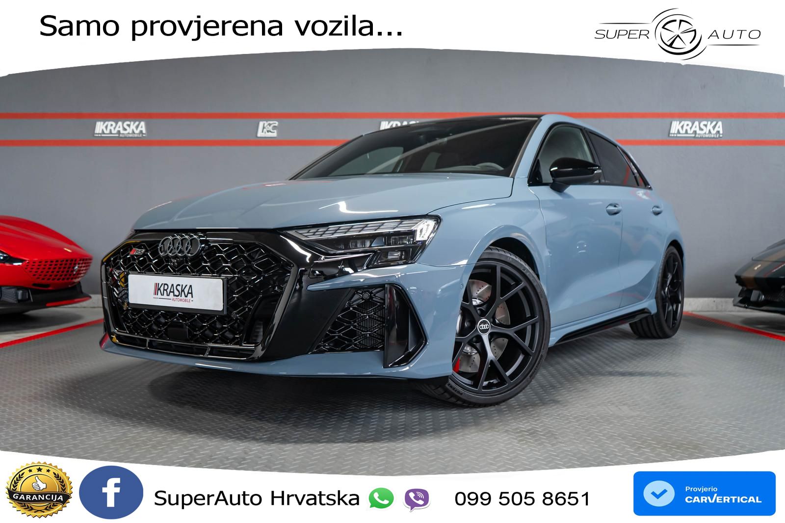 Audi RS3 Sedan 2.5 TFSI (400 KS) quattro S tronic LED+GR SJED+ACC