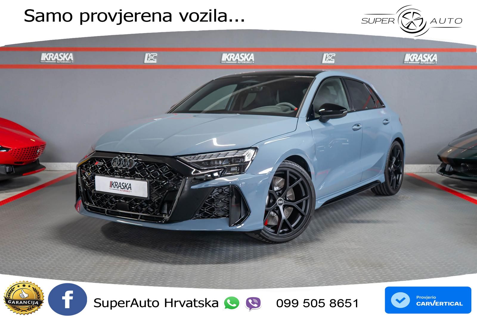 Audi RS3 Sedan 2.5 TFSI (400 KS) quattro S tronic LED+GR SJED+ACC