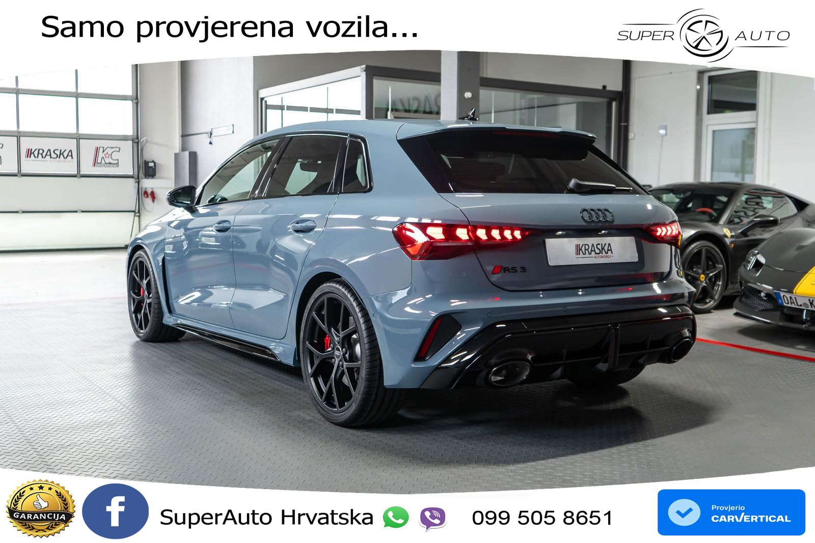 Audi RS3 Sedan 2.5 TFSI (400 KS) quattro S tronic LED+GR SJED+ACC