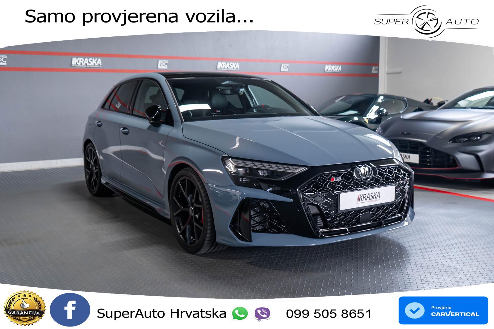 Audi RS3 Sedan 2.5 TFSI (400 KS) quattro S tronic LED+GR SJED+ACC