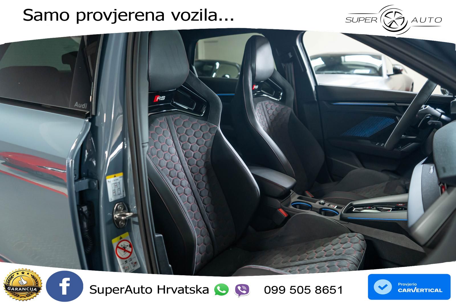 Audi RS3 Sedan 2.5 TFSI (400 KS) quattro S tronic LED+GR SJED+ACC