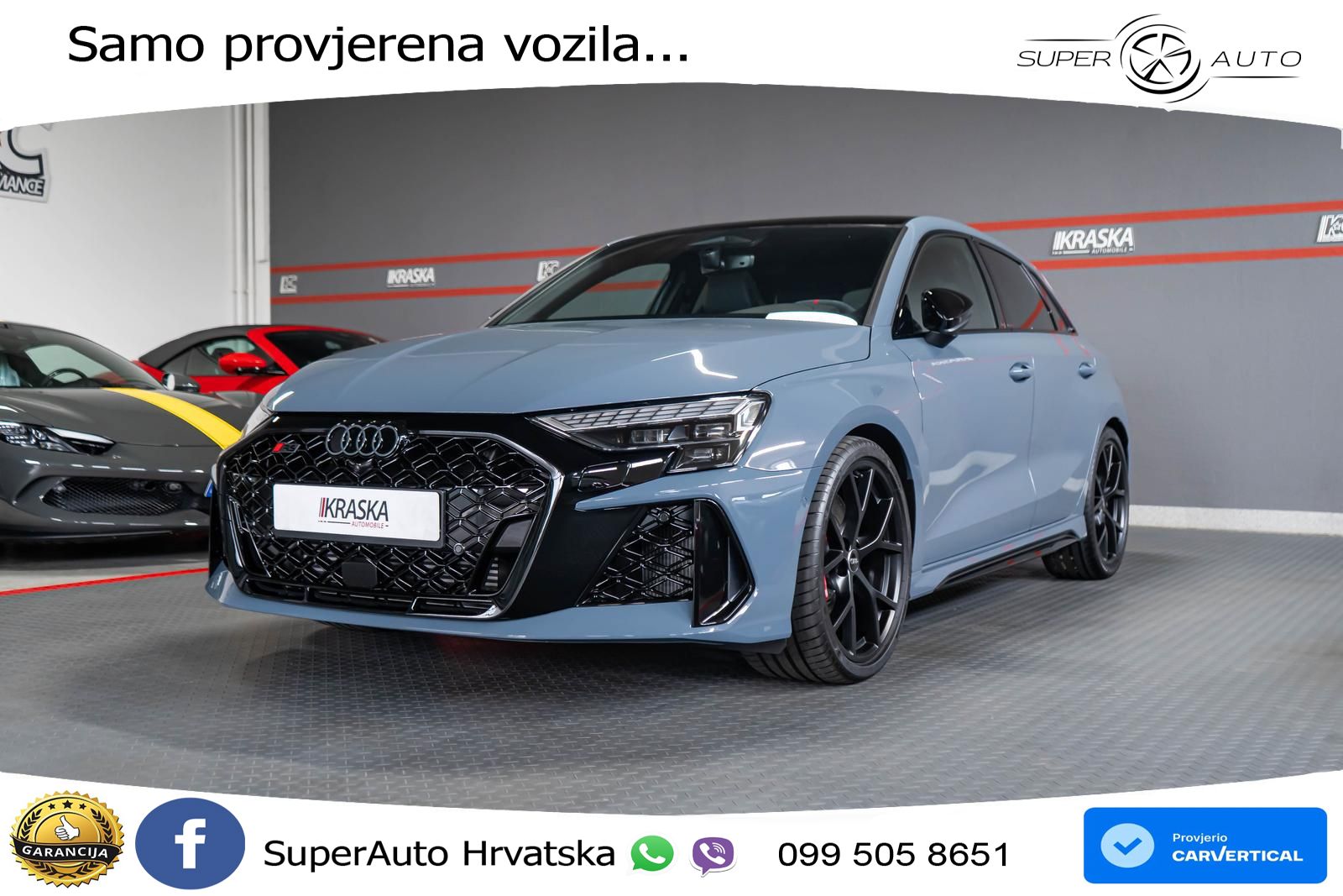 Audi RS3 Sedan 2.5 TFSI (400 KS) quattro S tronic LED+GR SJED+ACC