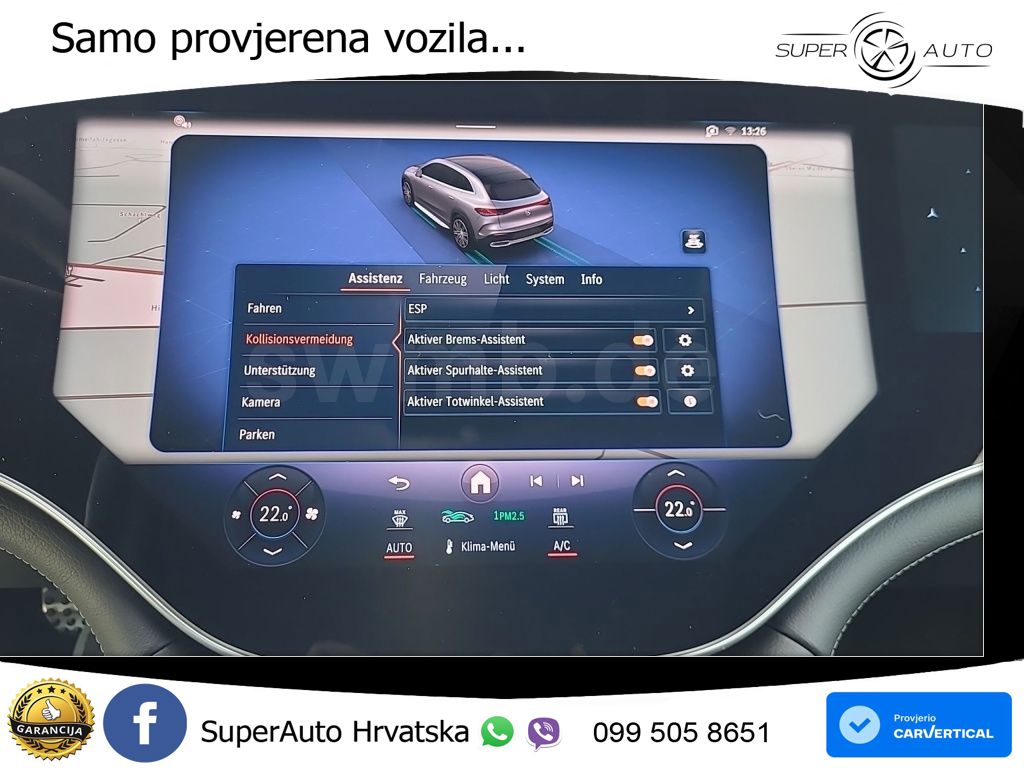Mercedes EQE SUV 500 105 kWh (408 KS) 4MATIC