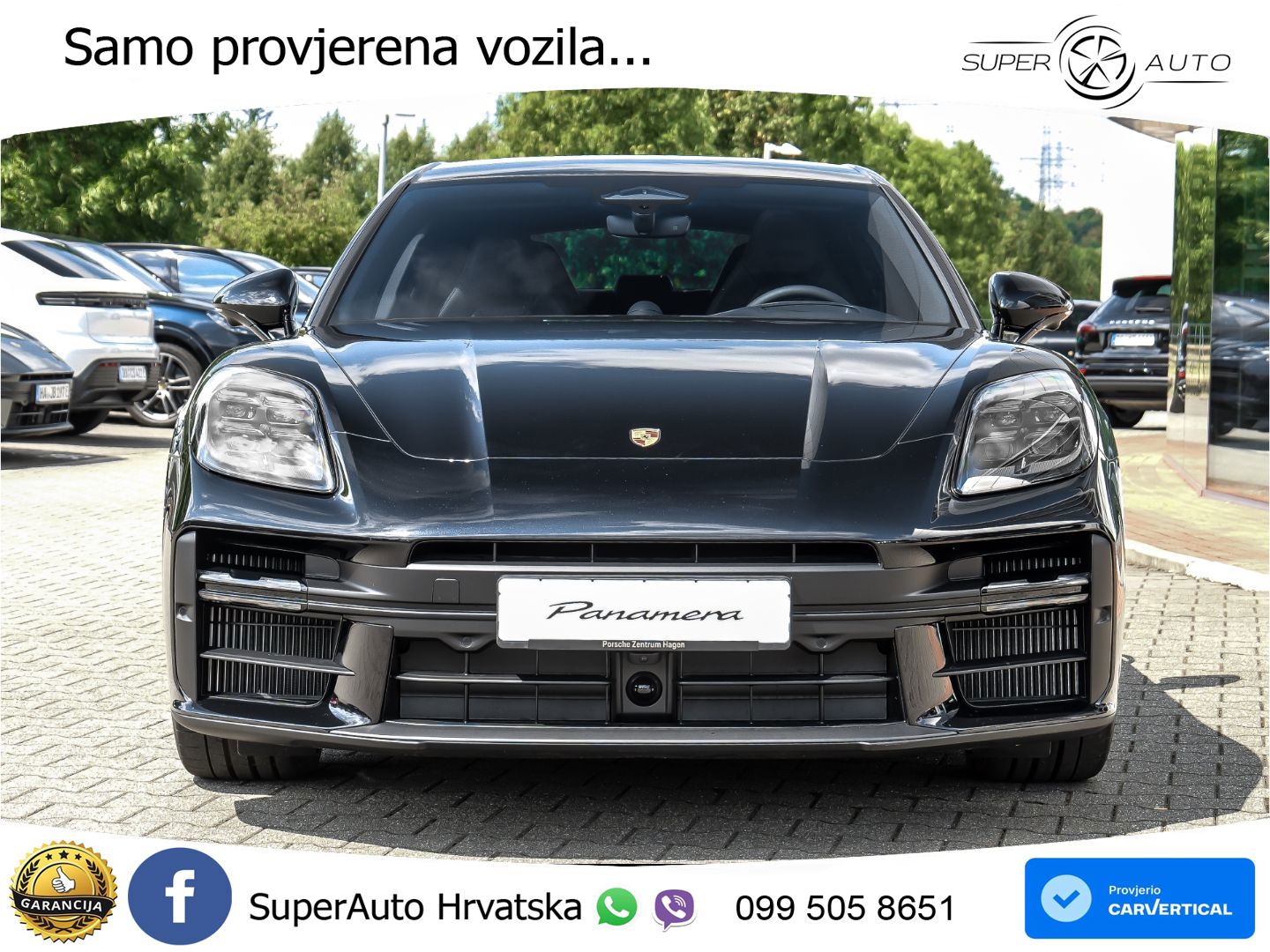 Porsche Panamera 4S 2.9 V6 (544 KS) E-Hybrid PDK ZRAČNI+ACC+GR SJED+KAM+PANO