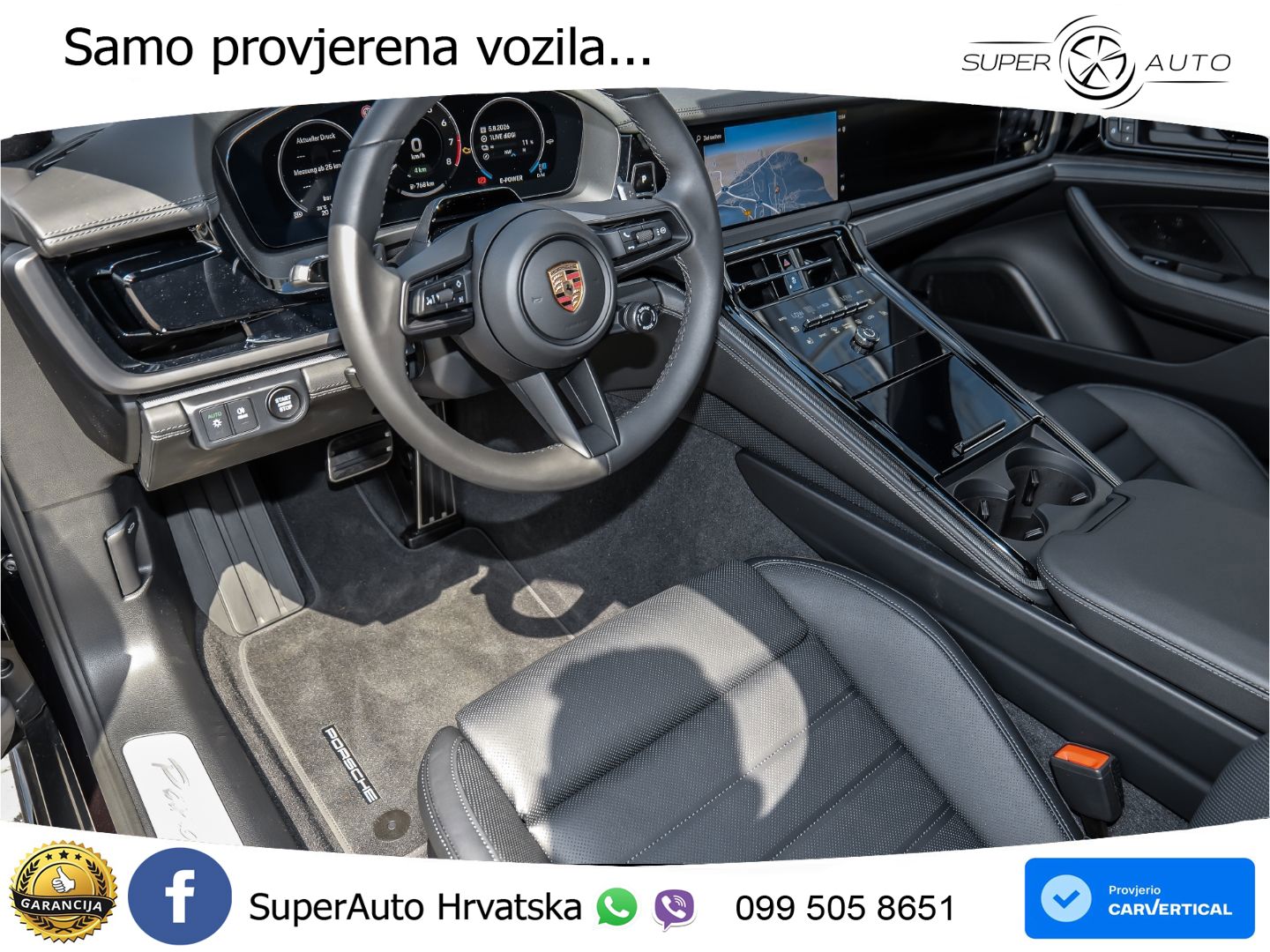 Porsche Panamera 4S 2.9 V6 (544 KS) E-Hybrid PDK ZRAČNI+ACC+GR SJED+KAM+PANO