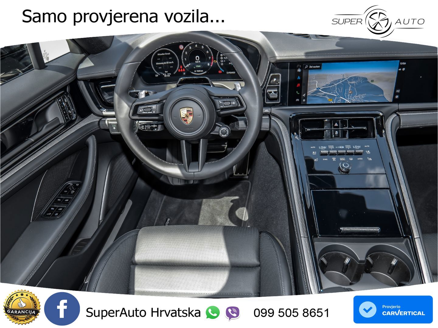 Porsche Panamera 4S 2.9 V6 (544 KS) E-Hybrid PDK ZRAČNI+ACC+GR SJED+KAM+PANO