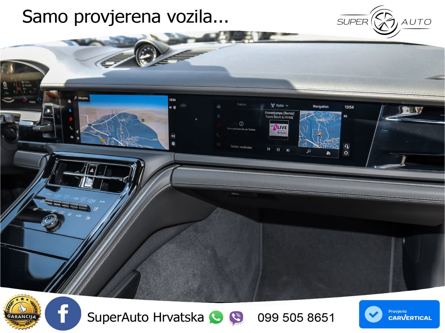 Porsche Panamera 4S 2.9 V6 (544 KS) E-Hybrid PDK ZRAČNI+ACC+GR SJED+KAM+PANO