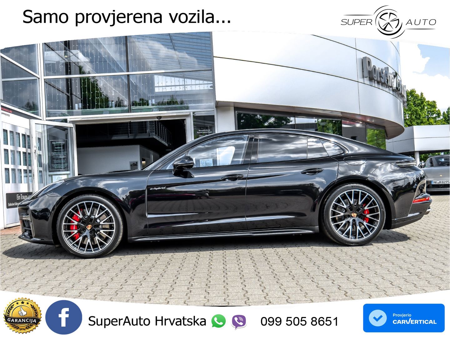 Porsche Panamera 4S 2.9 V6 (544 KS) E-Hybrid PDK ZRAČNI+ACC+GR SJED+KAM+PANO