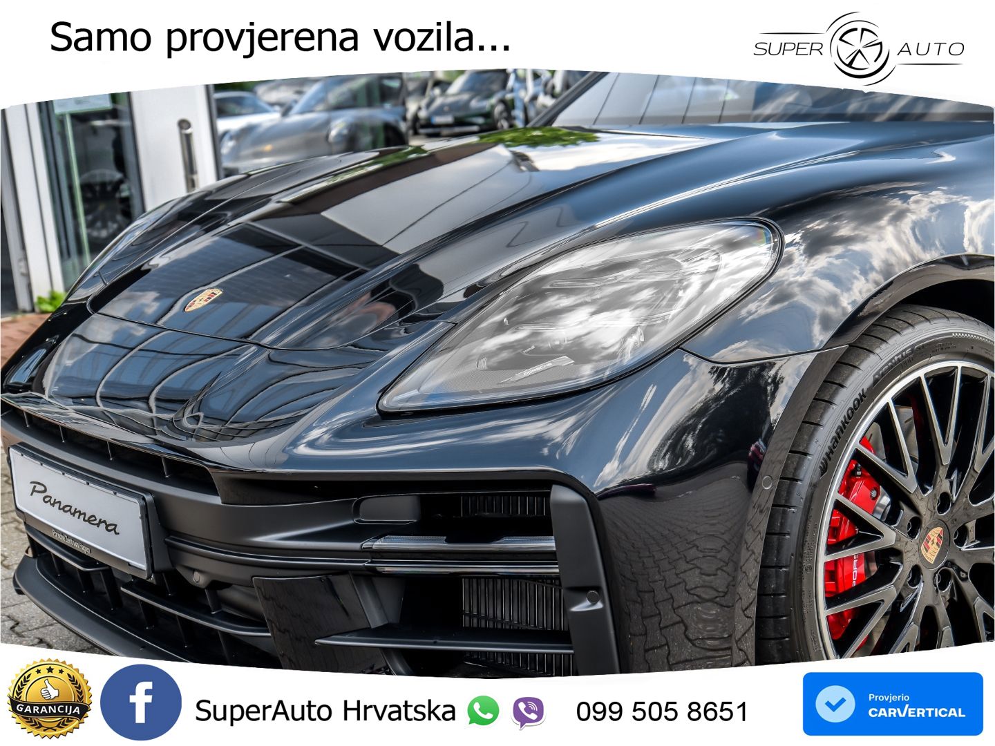 Porsche Panamera 4S 2.9 V6 (544 KS) E-Hybrid PDK ZRAČNI+ACC+GR SJED+KAM+PANO