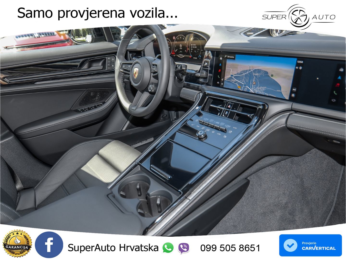 Porsche Panamera 4S 2.9 V6 (544 KS) E-Hybrid PDK ZRAČNI+ACC+GR SJED+KAM+PANO