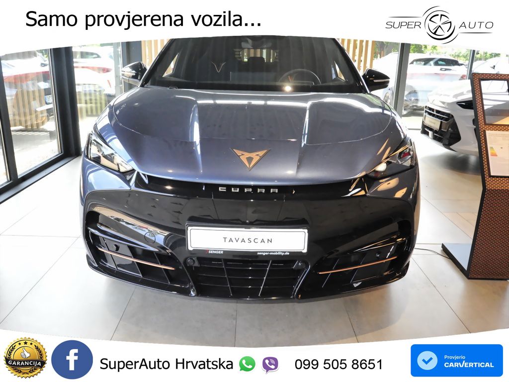 Cupra Tavascan 82 kWh (340 KS)  4WD VZ LED+GR SJED+ACC