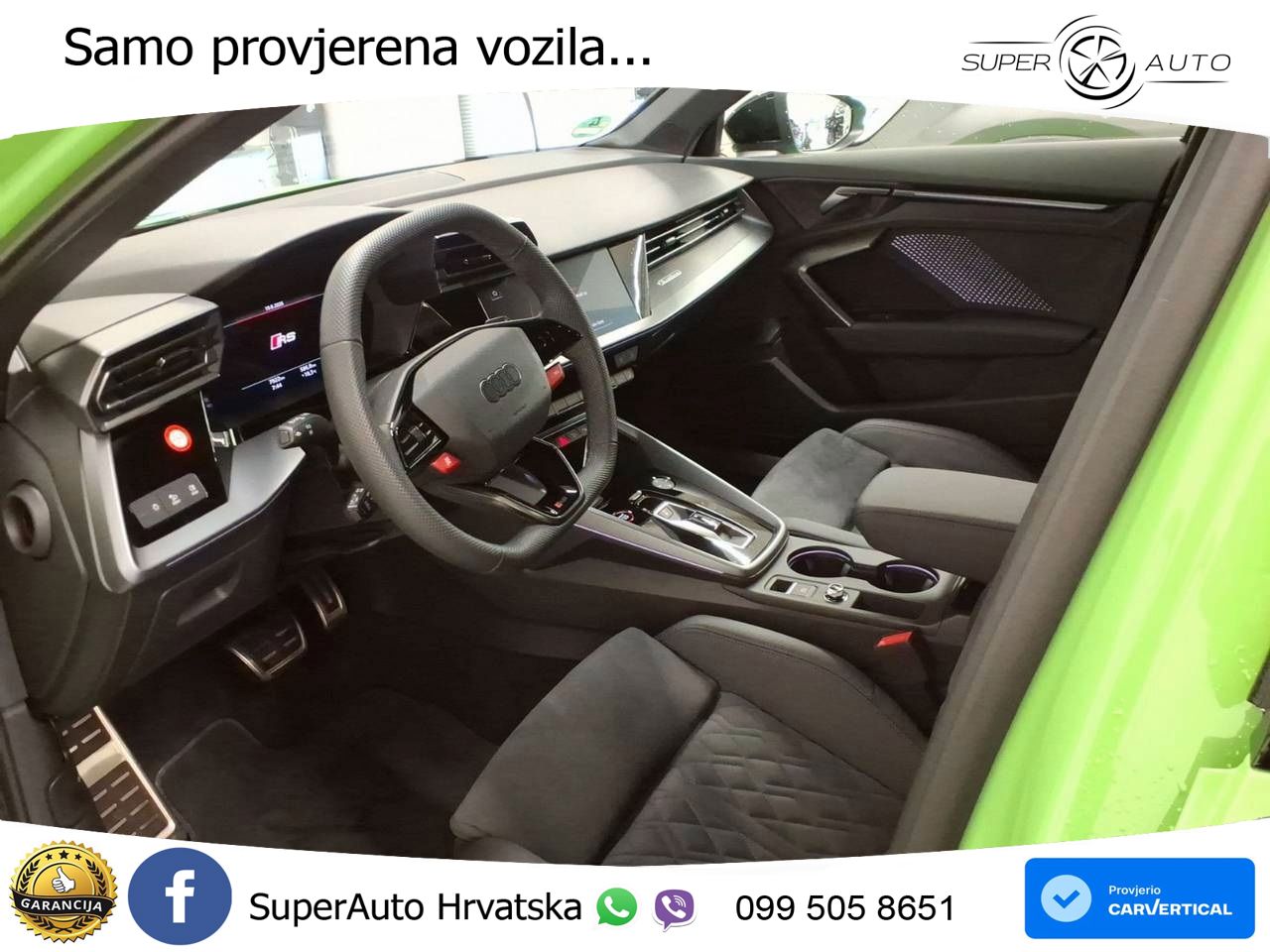 Audi RS3 Sedan 2.5 TFSI (400 KS) quattro S tronic LED+GR SJED+ACC