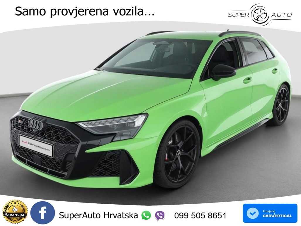 Audi RS3 Sedan 2.5 TFSI (400 KS) quattro S tronic LED+GR SJED+ACC