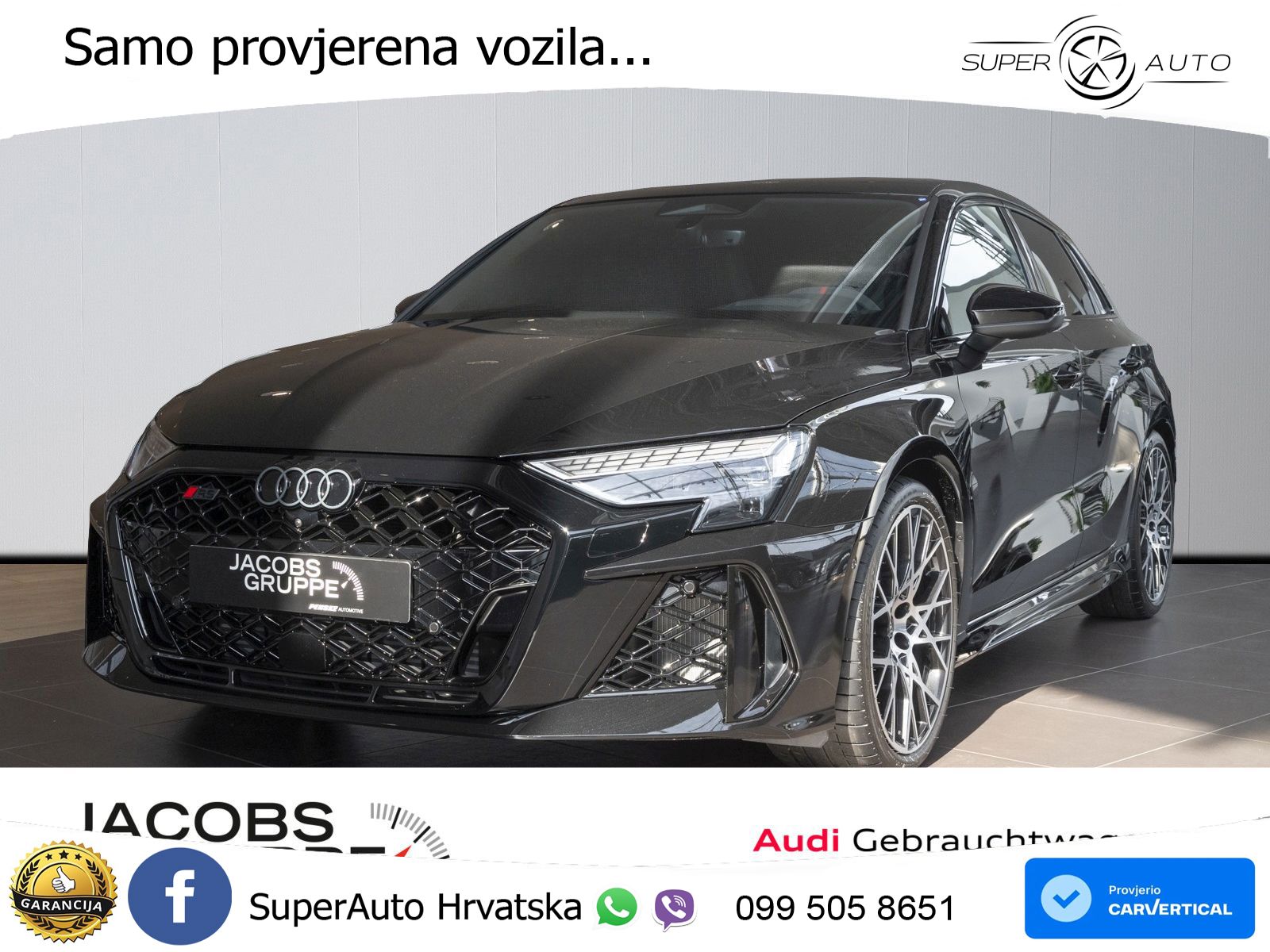 Audi RS3 Sportback 2.5 TFSI (400 KS) quattro S tronic LED+GR SJED+ACC
