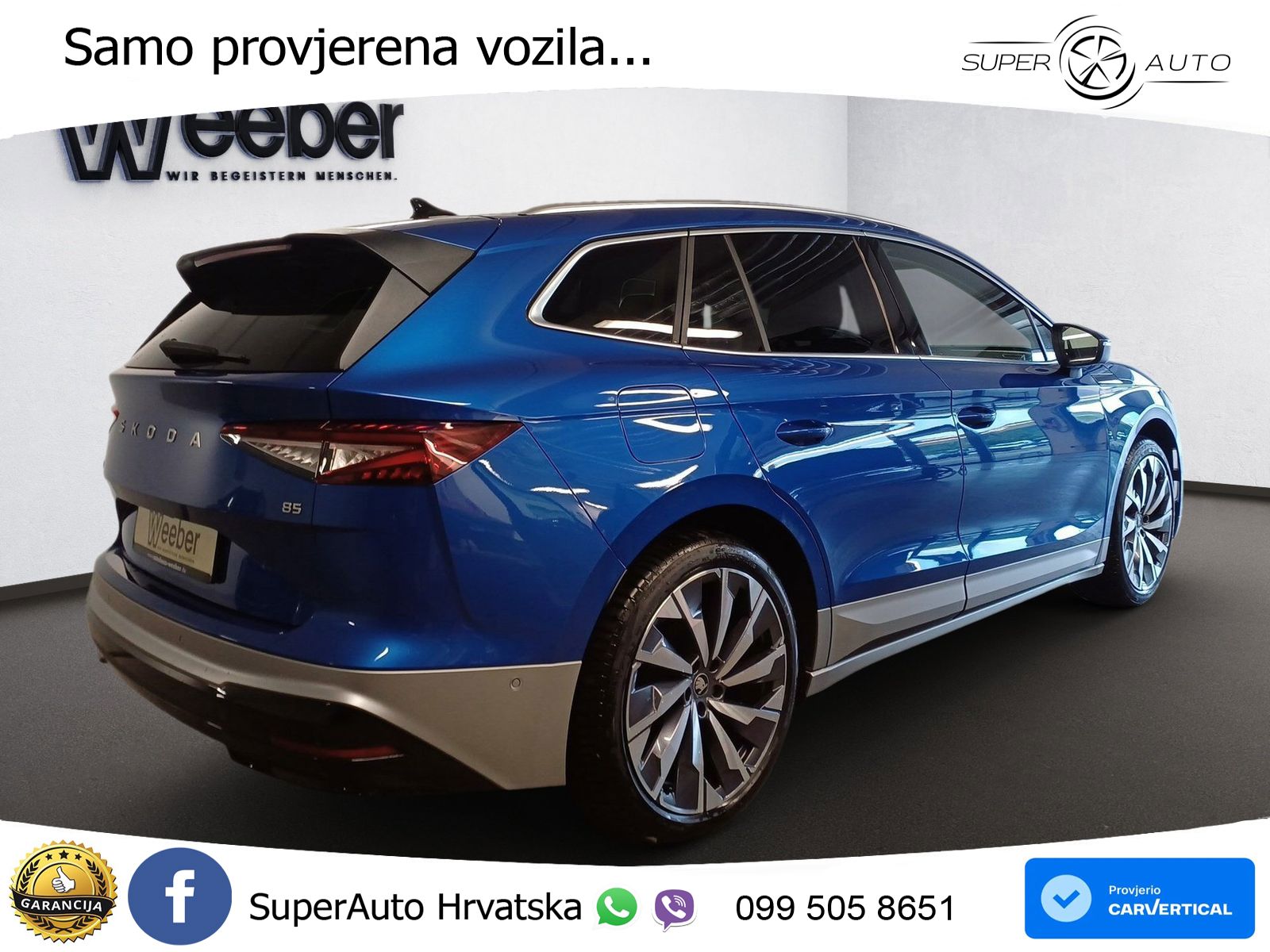 Škoda Enyaq iV 85 82 kWh (286 KS) Suite LED+GR SJED+ACC