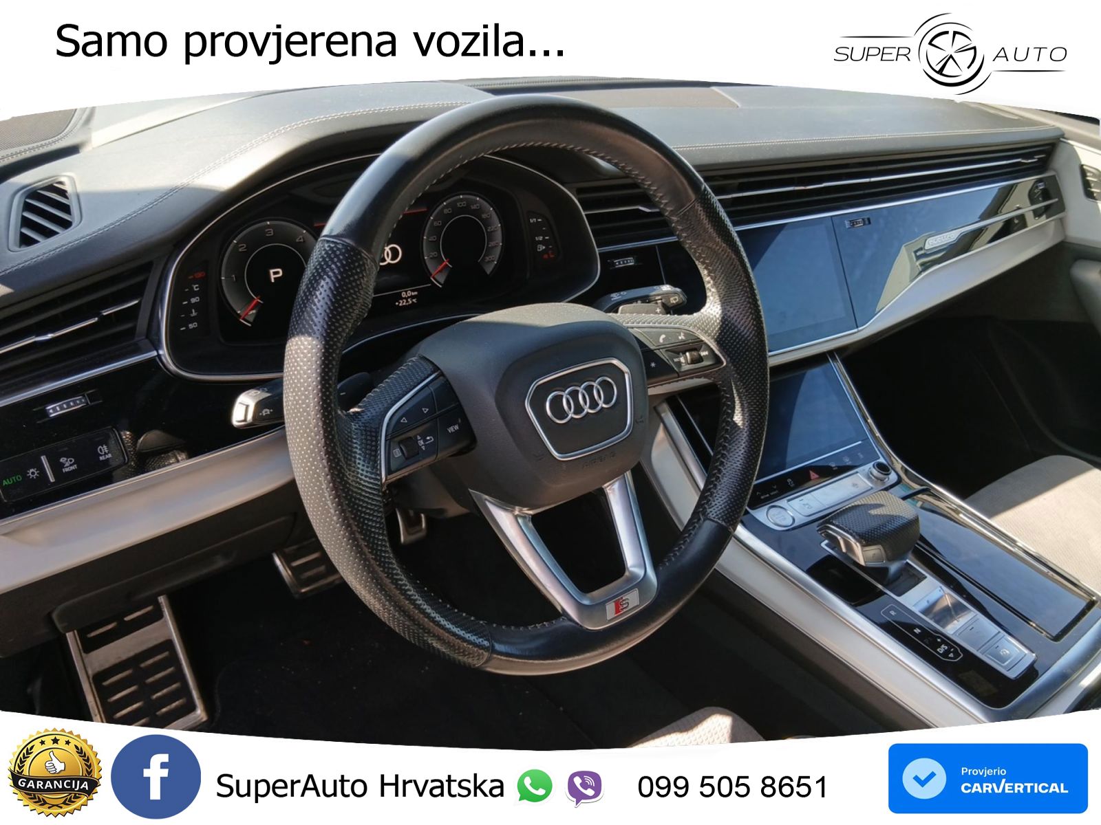 Audi Q8 50 TDI V6 (286 KS) quattro Tiptronic S line LED+GR SJED+ACC