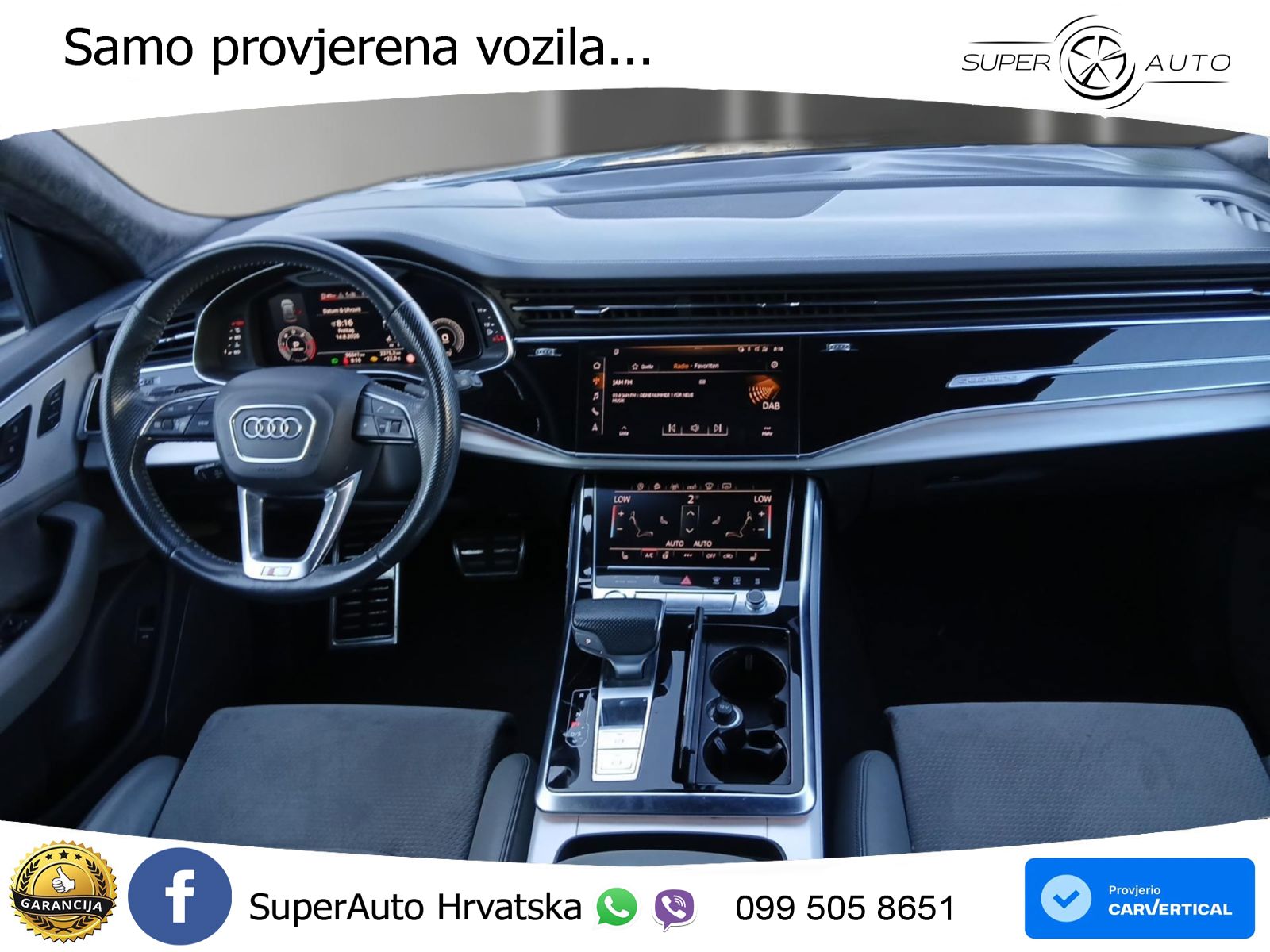 Audi Q8 50 TDI V6 (286 KS) quattro Tiptronic S line LED+GR SJED+ACC