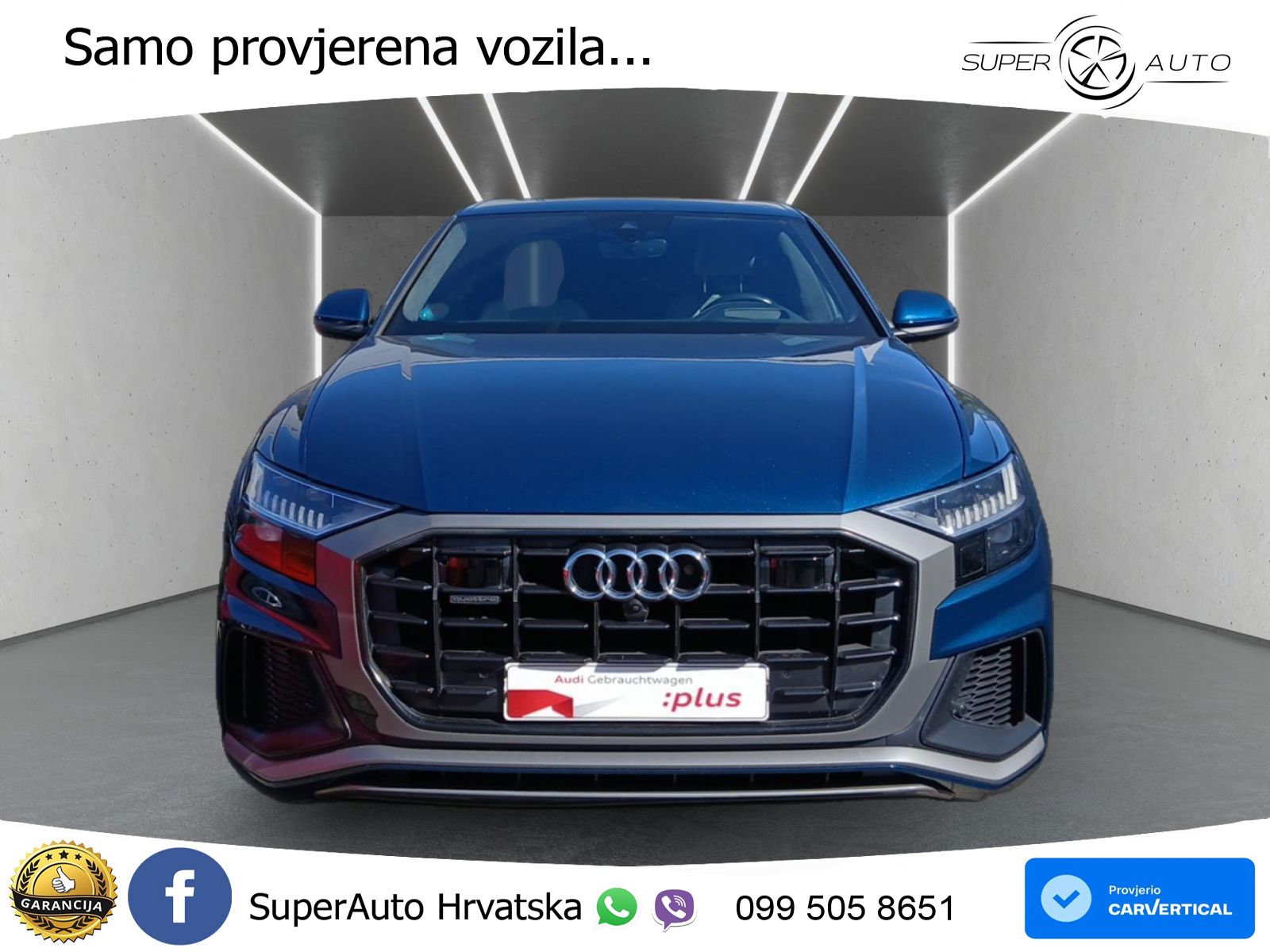 Audi Q8 50 TDI V6 (286 KS) quattro Tiptronic S line LED+GR SJED+ACC
