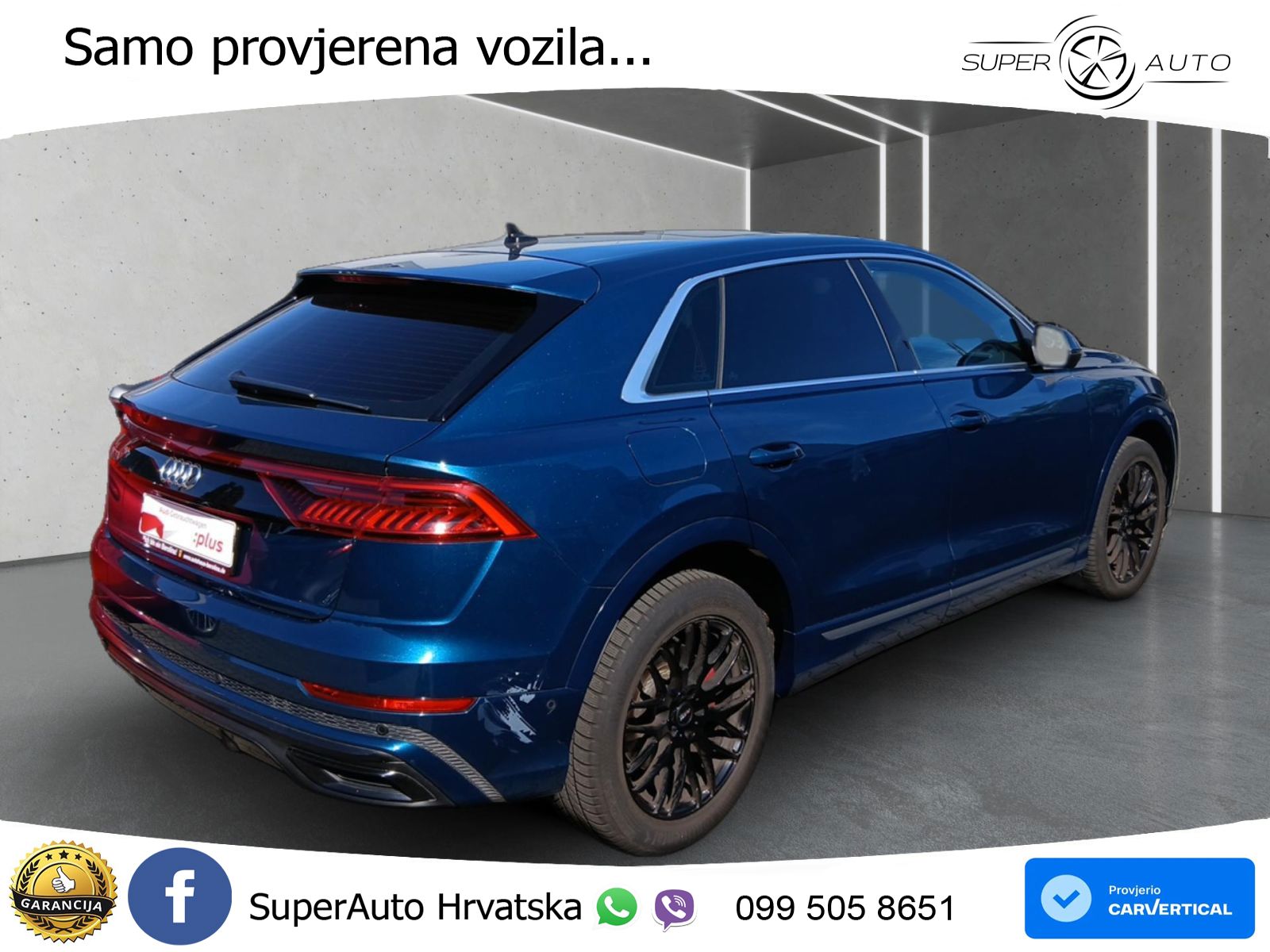 Audi Q8 50 TDI V6 (286 KS) quattro Tiptronic S line LED+GR SJED+ACC