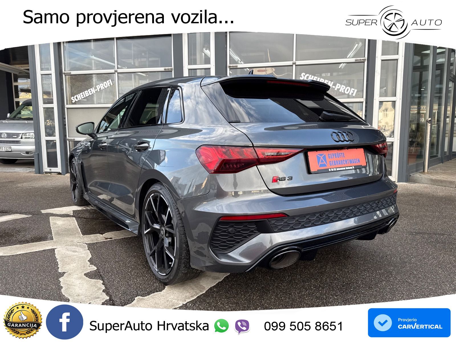 Audi RS3 Sportback 2.5 TFSI (400 KS) quattro S tronic LED+GR SJED+ACC
