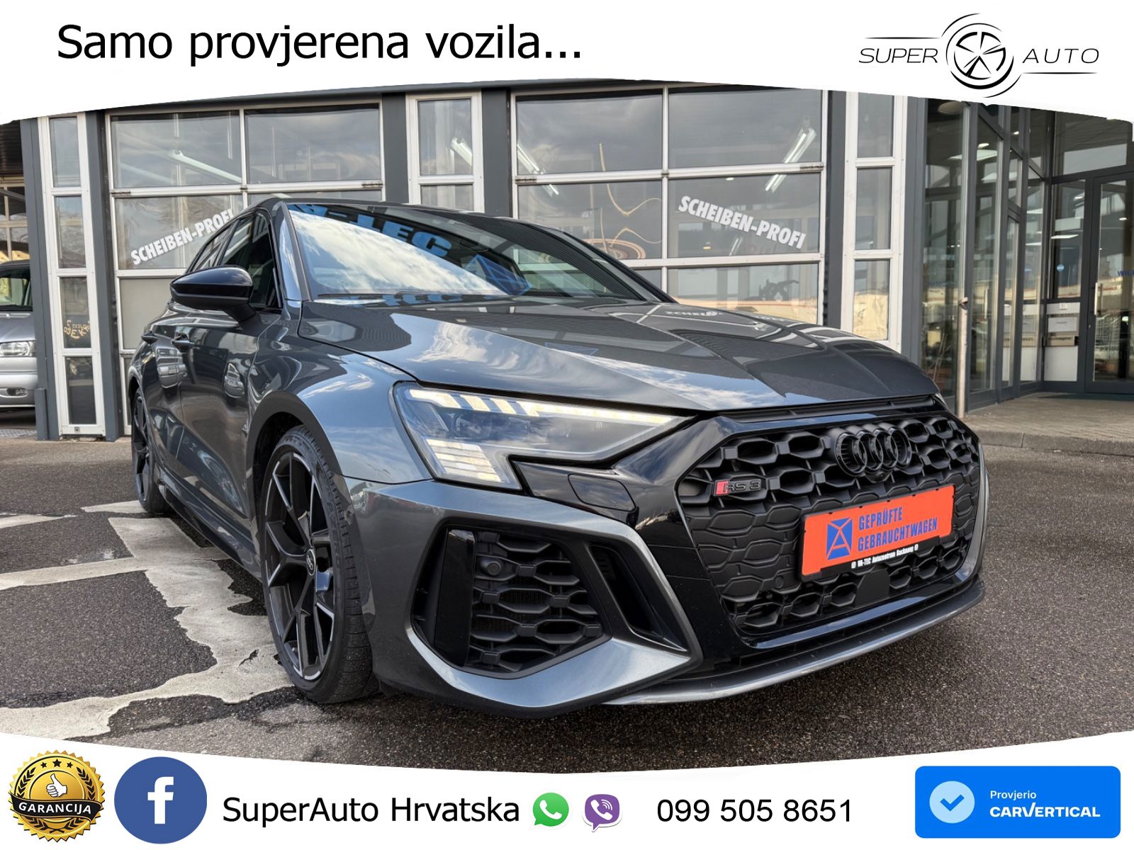 Audi RS3 Sportback 2.5 TFSI (400 KS) quattro S tronic LED+GR SJED+ACC