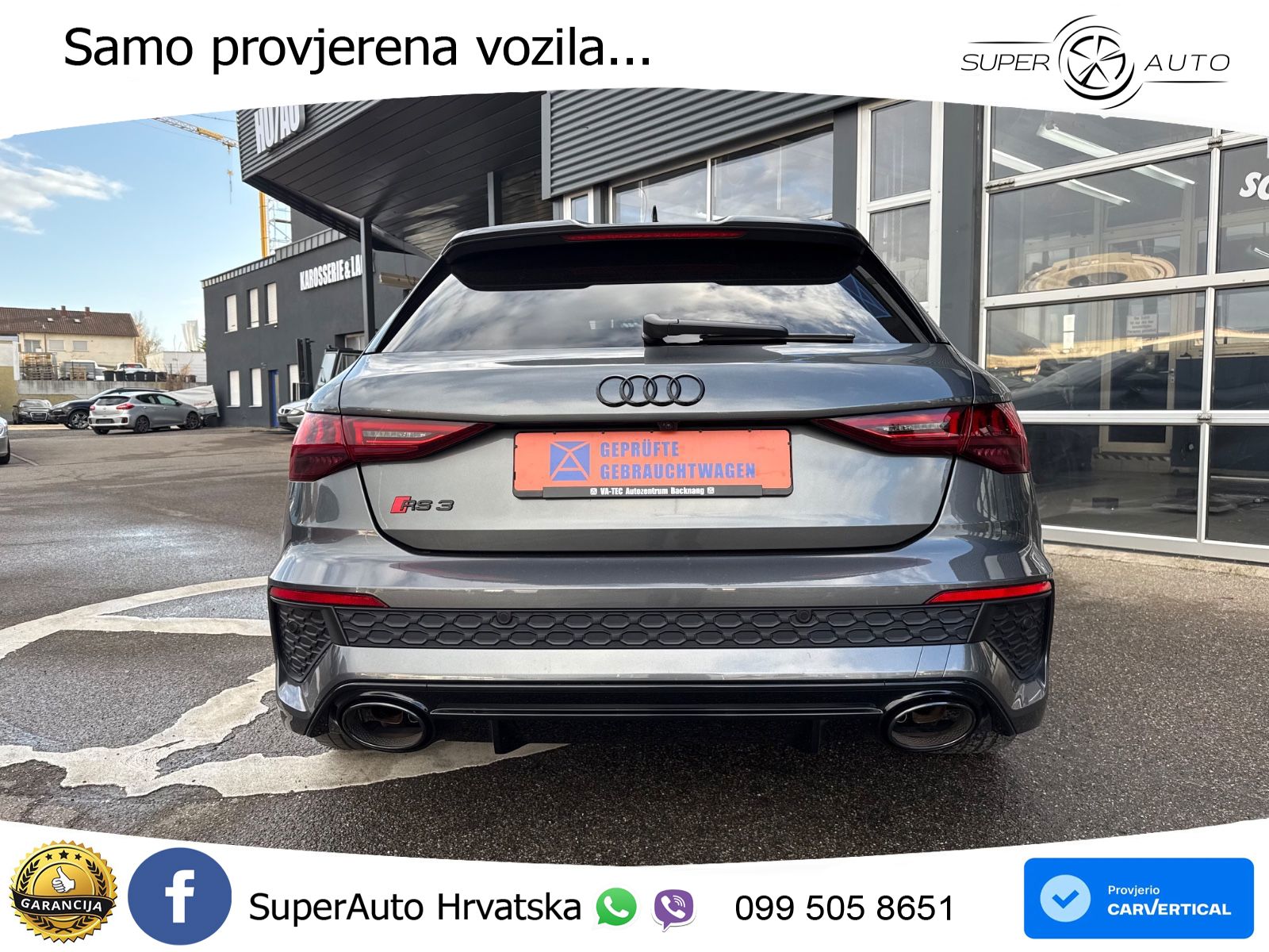 Audi RS3 Sportback 2.5 TFSI (400 KS) quattro S tronic LED+GR SJED+ACC