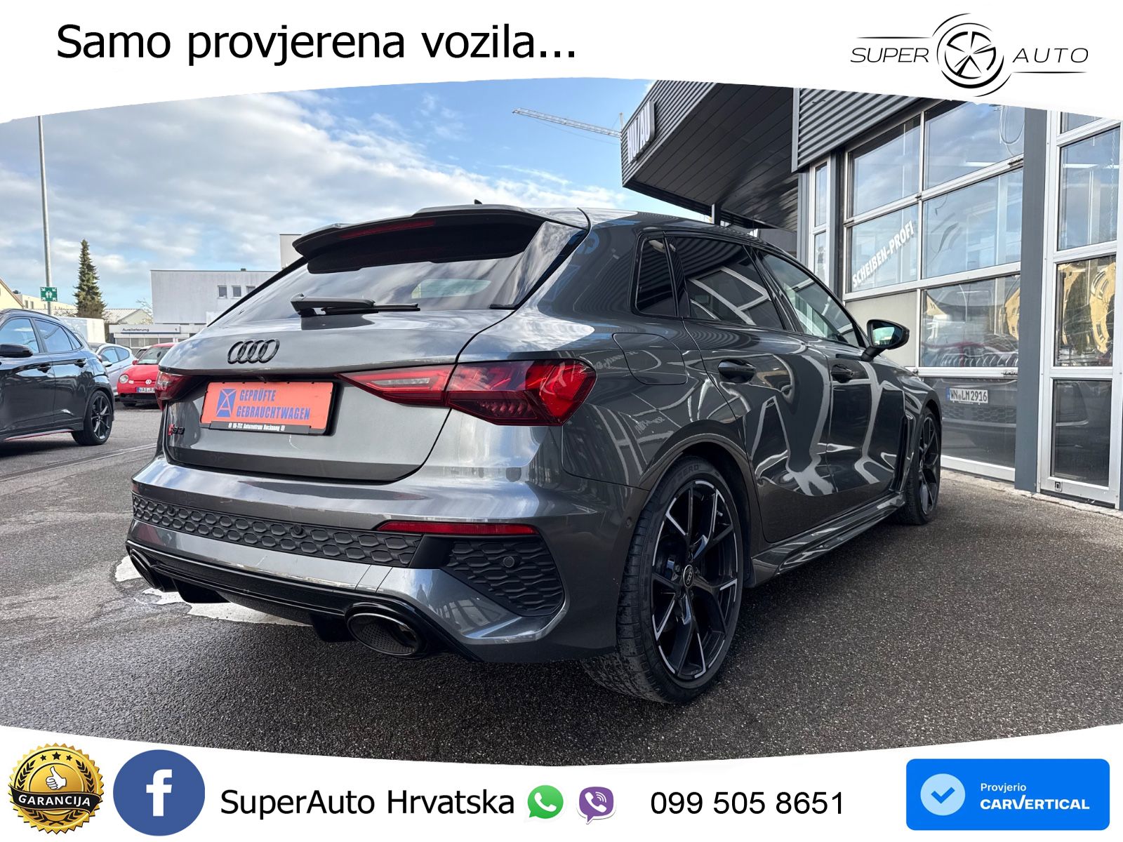 Audi RS3 Sportback 2.5 TFSI (400 KS) quattro S tronic LED+GR SJED+ACC