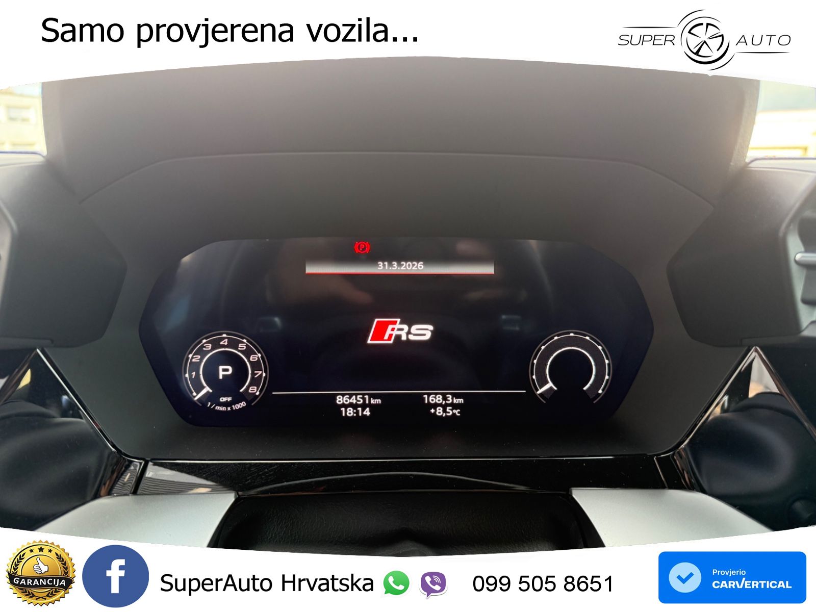 Audi RS3 Sportback 2.5 TFSI (400 KS) quattro S tronic LED+GR SJED+ACC
