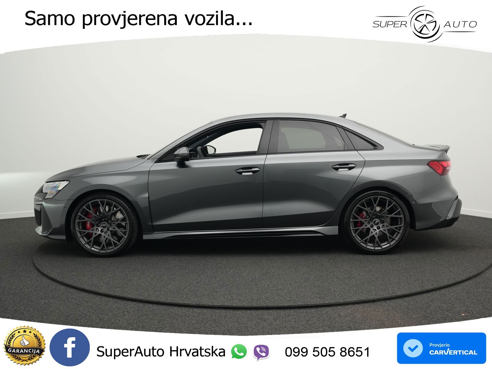 Audi RS3 Sedan 2.5 TFSI (400 KS) quattro S tronic LED+GR SJED+ACC