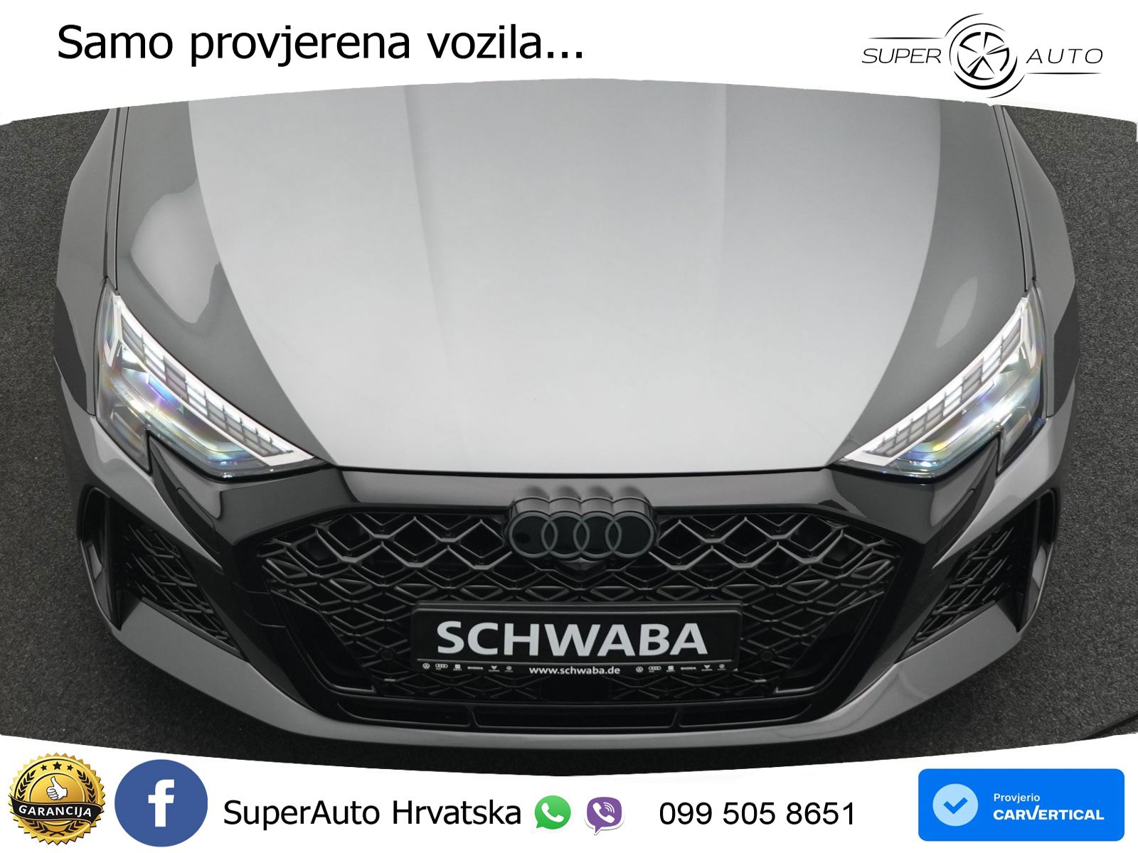 Audi RS3 Sedan 2.5 TFSI (400 KS) quattro S tronic LED+GR SJED+ACC