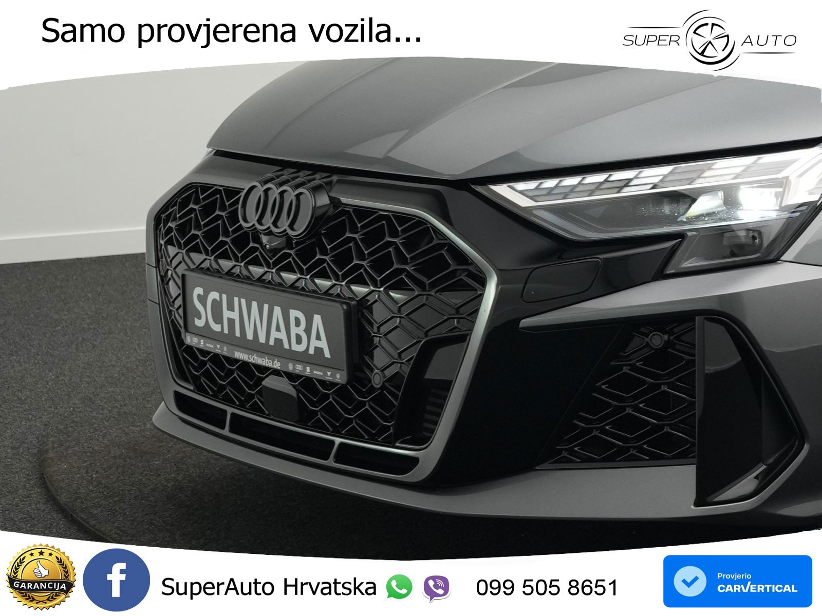 Audi RS3 Sedan 2.5 TFSI (400 KS) quattro S tronic LED+GR SJED+ACC