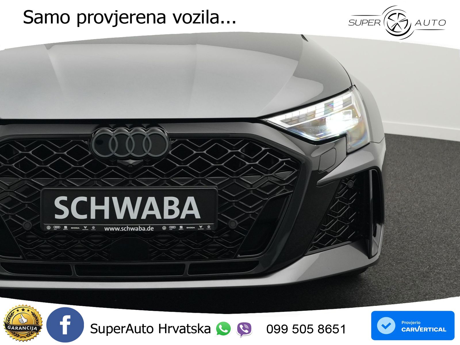 Audi RS3 Sedan 2.5 TFSI (400 KS) quattro S tronic LED+GR SJED+ACC