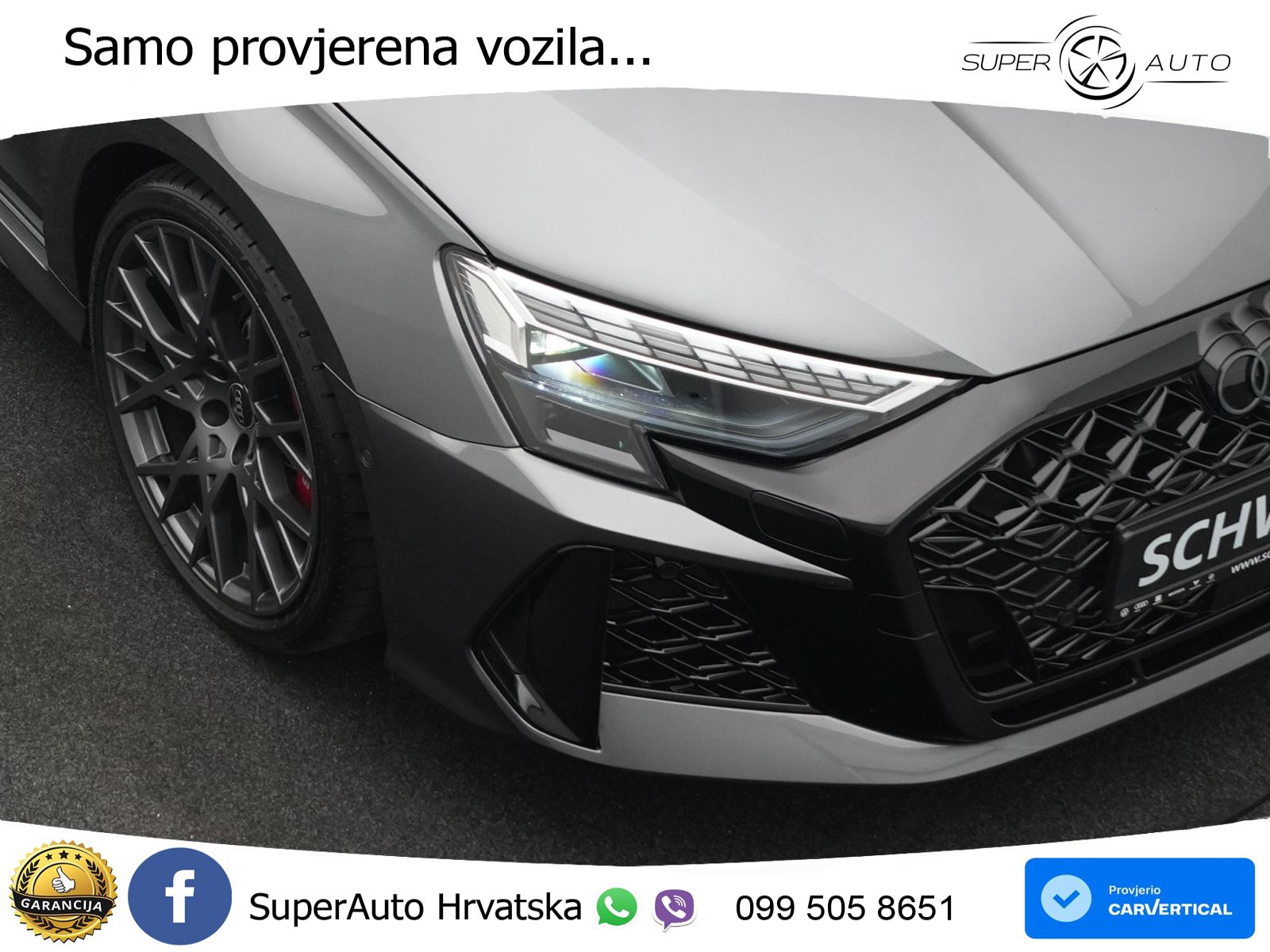Audi RS3 Sedan 2.5 TFSI (400 KS) quattro S tronic LED+GR SJED+ACC