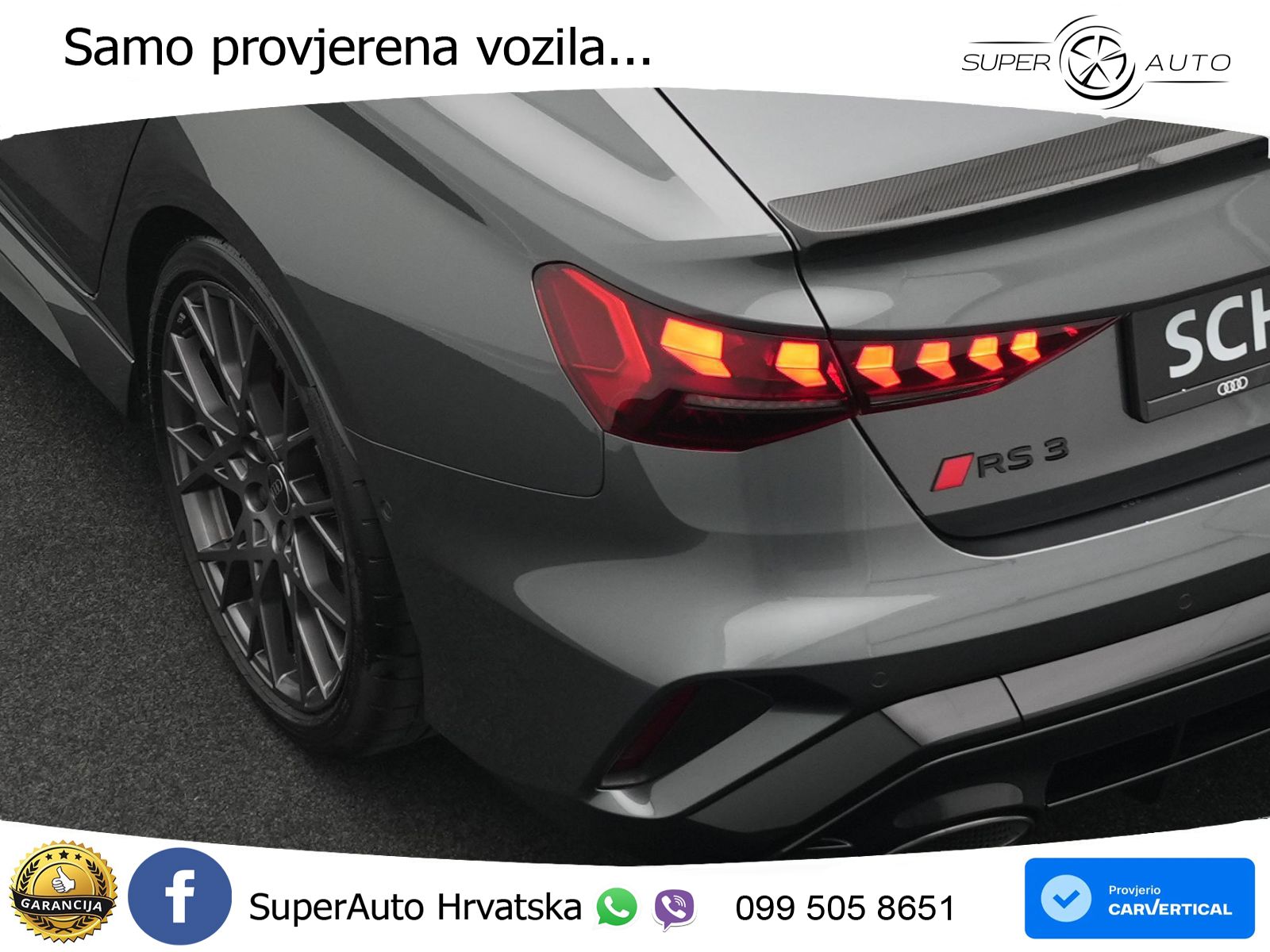 Audi RS3 Sedan 2.5 TFSI (400 KS) quattro S tronic LED+GR SJED+ACC