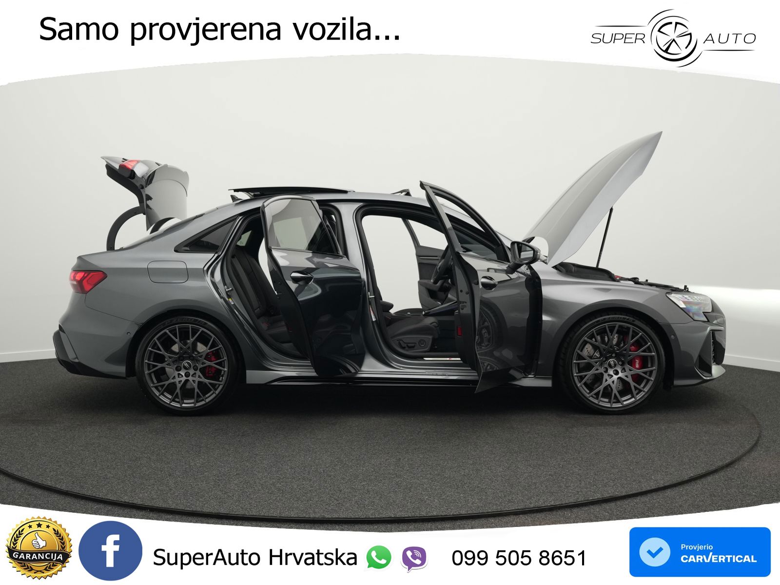 Audi RS3 Sedan 2.5 TFSI (400 KS) quattro S tronic LED+GR SJED+ACC