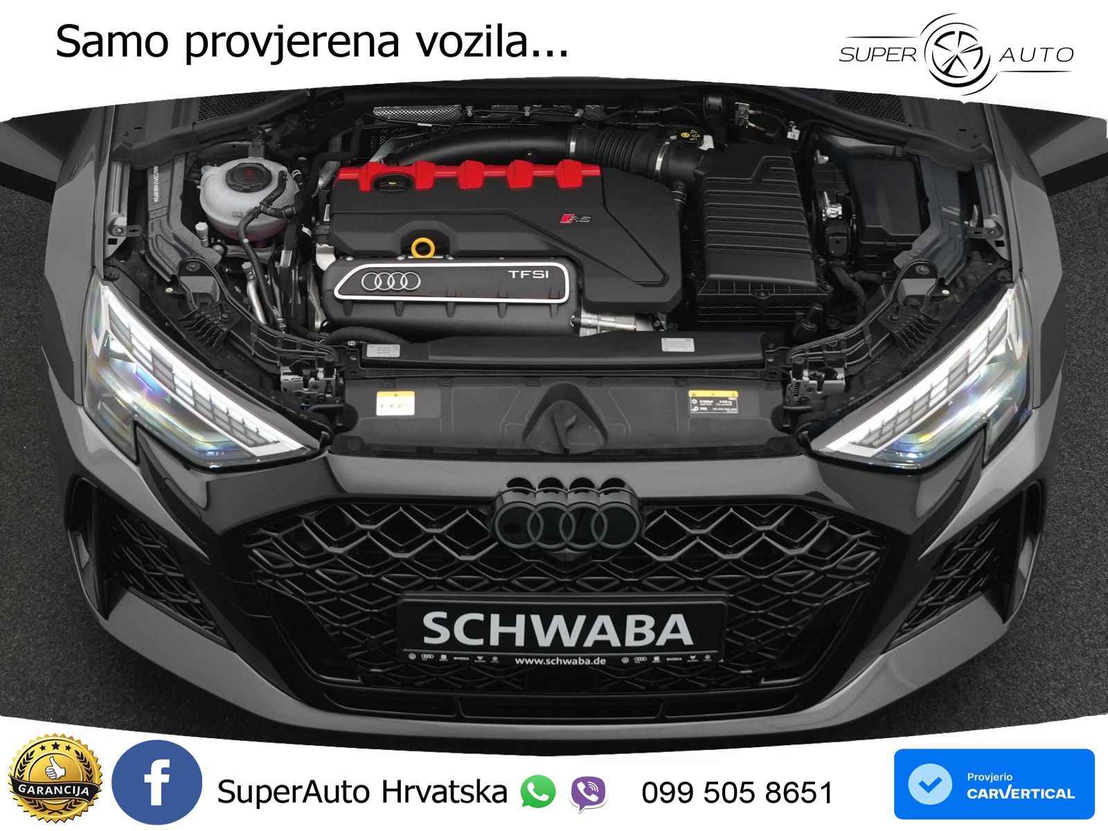 Audi RS3 Sedan 2.5 TFSI (400 KS) quattro S tronic LED+GR SJED+ACC
