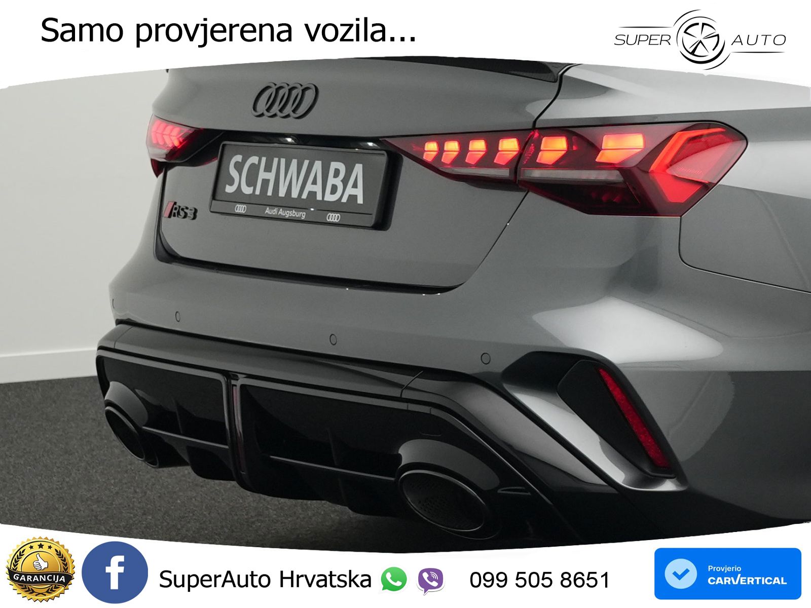 Audi RS3 Sedan 2.5 TFSI (400 KS) quattro S tronic LED+GR SJED+ACC