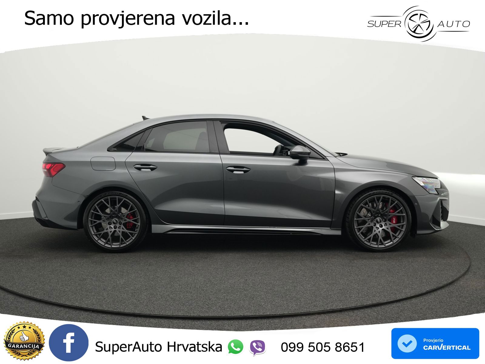 Audi RS3 Sedan 2.5 TFSI (400 KS) quattro S tronic LED+GR SJED+ACC