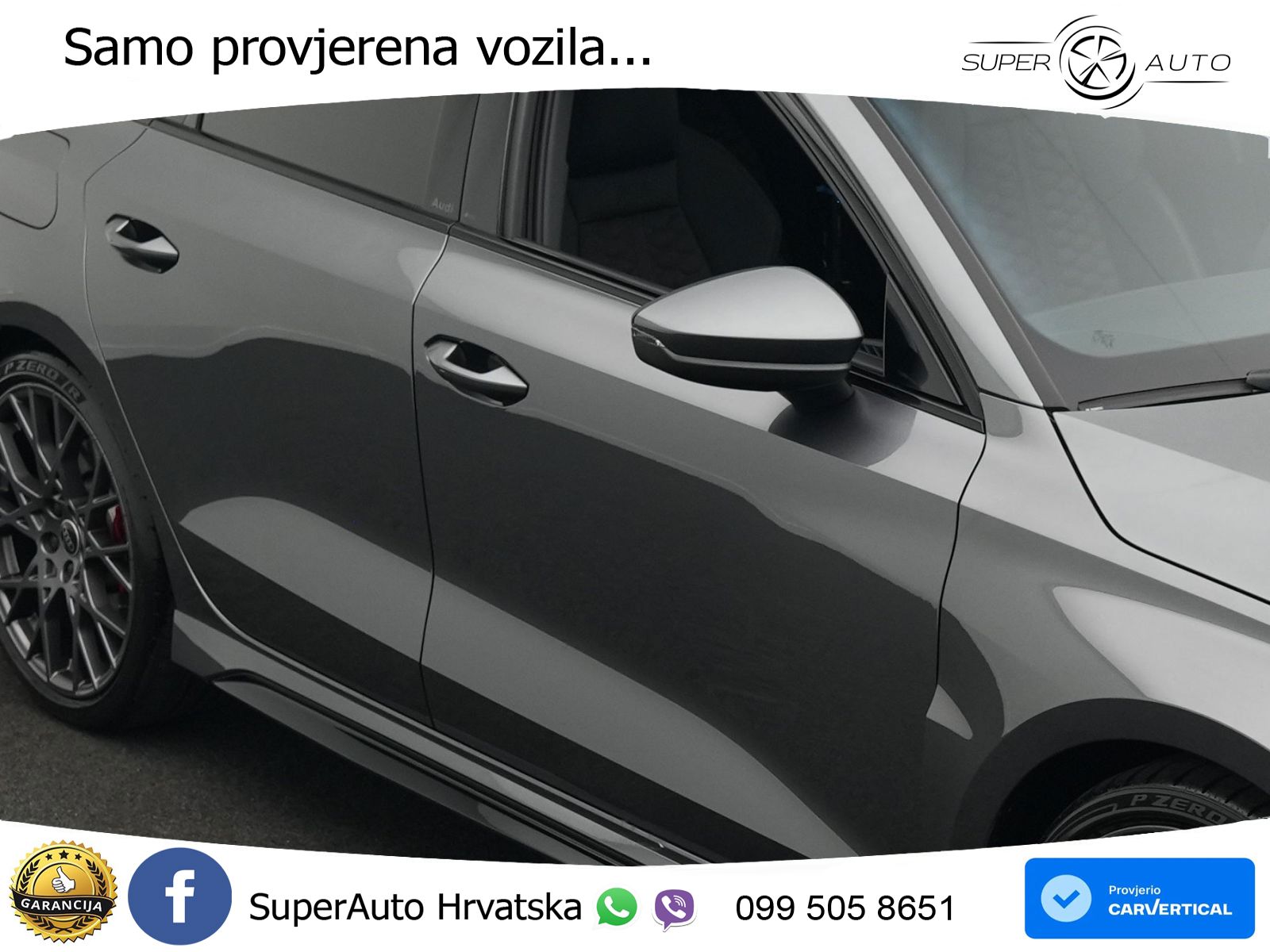 Audi RS3 Sedan 2.5 TFSI (400 KS) quattro S tronic LED+GR SJED+ACC