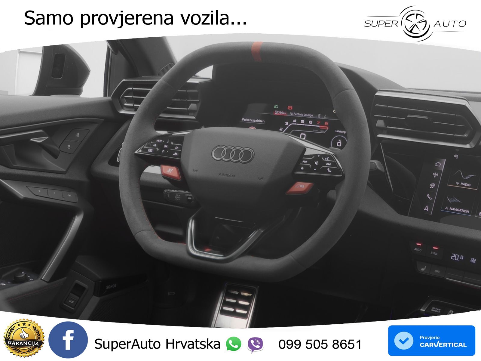 Audi RS3 Sedan 2.5 TFSI (400 KS) quattro S tronic LED+GR SJED+ACC