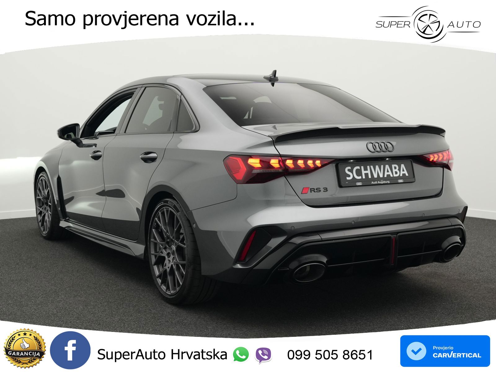 Audi RS3 Sedan 2.5 TFSI (400 KS) quattro S tronic LED+GR SJED+ACC