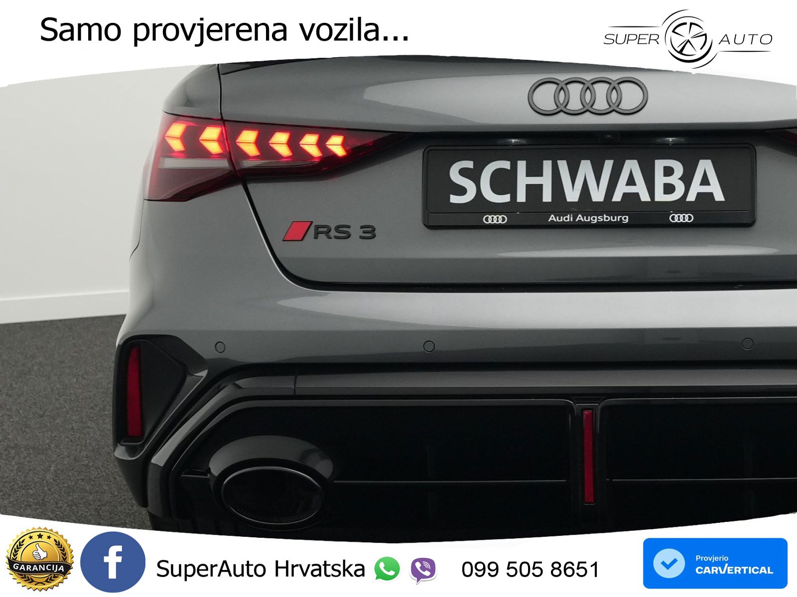Audi RS3 Sedan 2.5 TFSI (400 KS) quattro S tronic LED+GR SJED+ACC